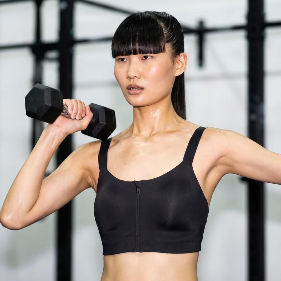 Adidas Optimé High Support Zip Beha - Foto 2