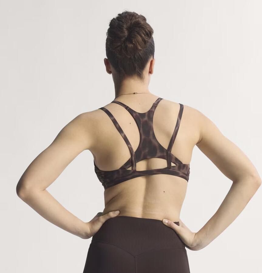 Adidas Optime Leopard Strappy Light Support Beha - Foto 4