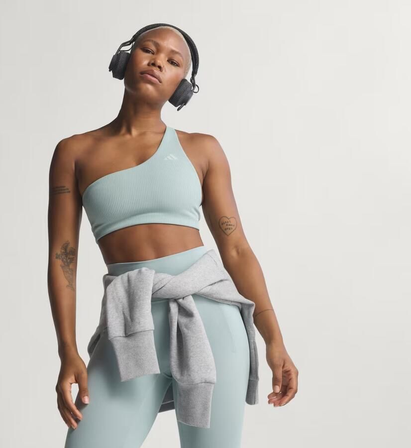 Adidas Optime Rib One Shoulder Light Support Workoutbeha