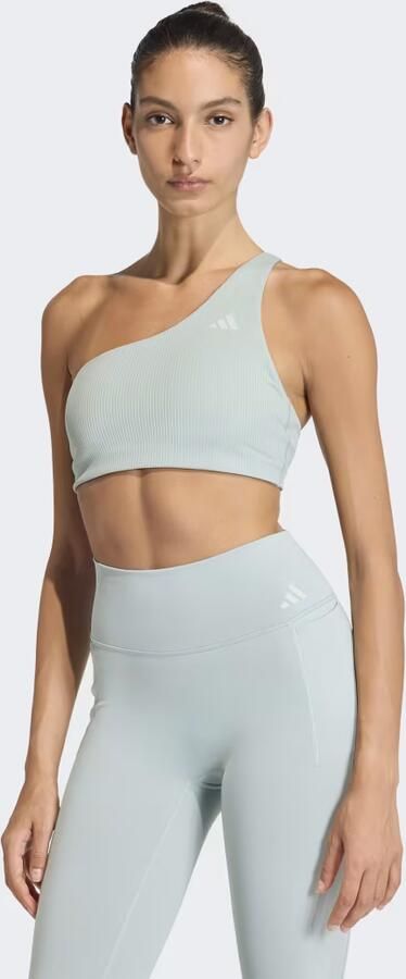 Adidas Optime Rib One Shoulder Light Support Workoutbeha