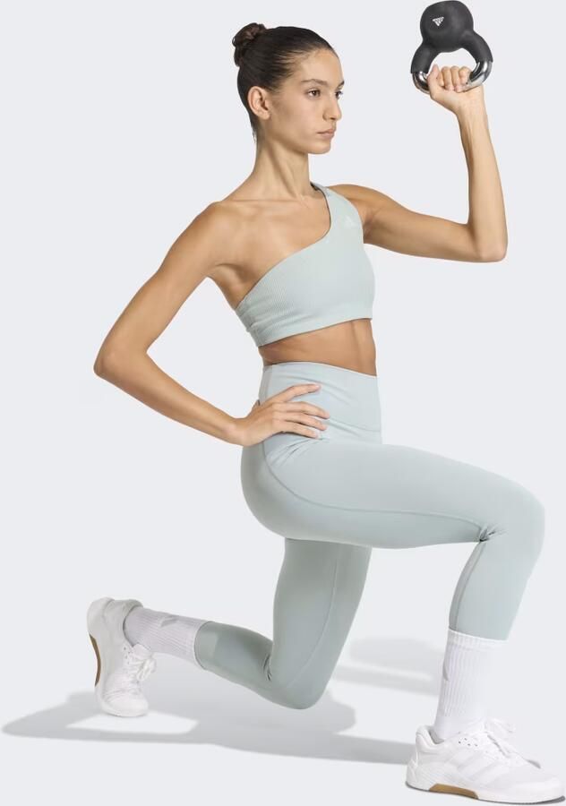 Adidas Optime Rib One Shoulder Light Support Workoutbeha - Foto 4