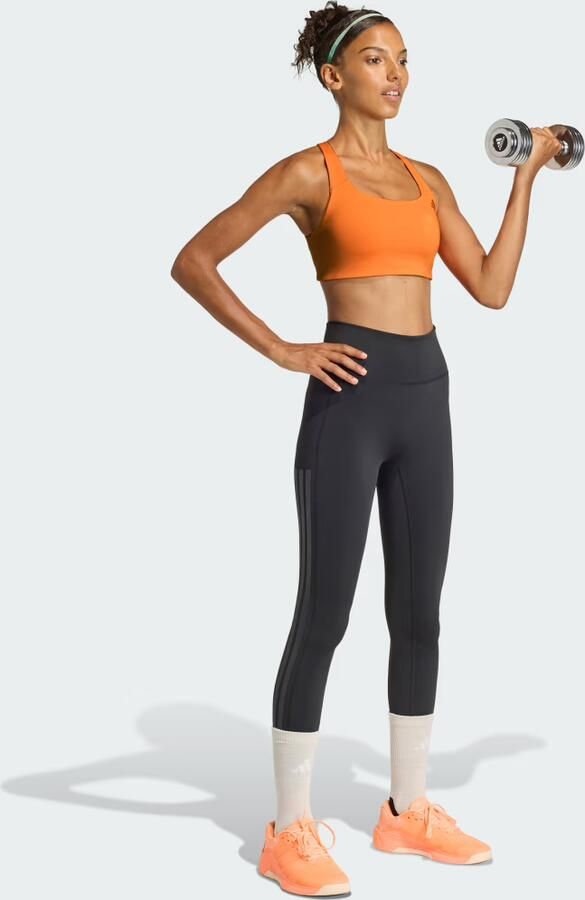 Adidas Optime Workout Medium Support Beha - Foto 4