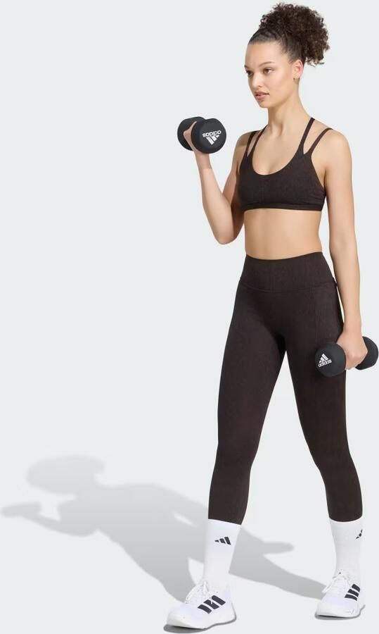 Adidas Optime Workout Snake Strappy Light Support Bra