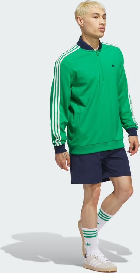 Adidas Originals 3-Stripes Sweatshirt met Halflange Rits - Foto 5