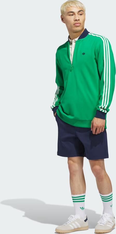 Adidas Originals 3-Stripes Sweatshirt met Halflange Rits - Foto 6