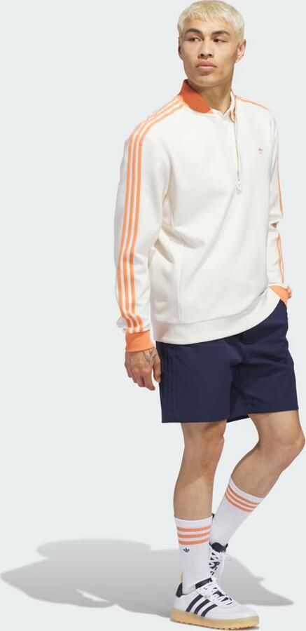 Adidas Originals 3-Stripes Sweatshirt met Korte Rits - Foto 6