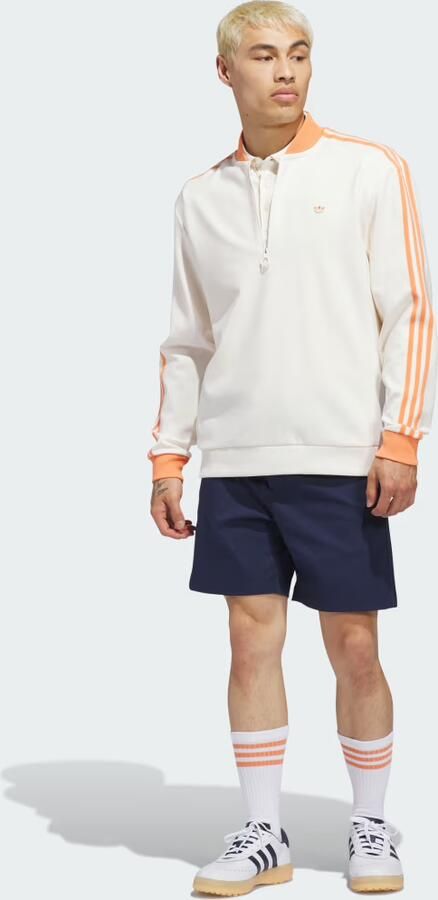 Adidas Originals 3-Stripes Sweatshirt met Korte Rits - Foto 5