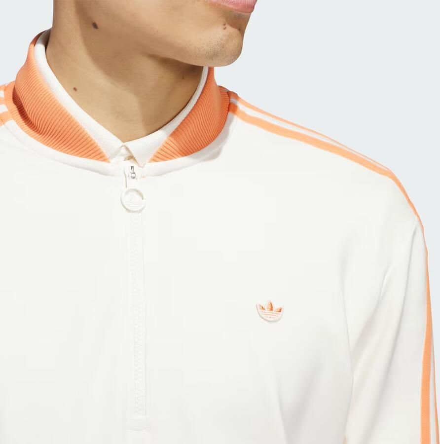Adidas Originals 3-Stripes Sweatshirt met Korte Rits - Foto 2