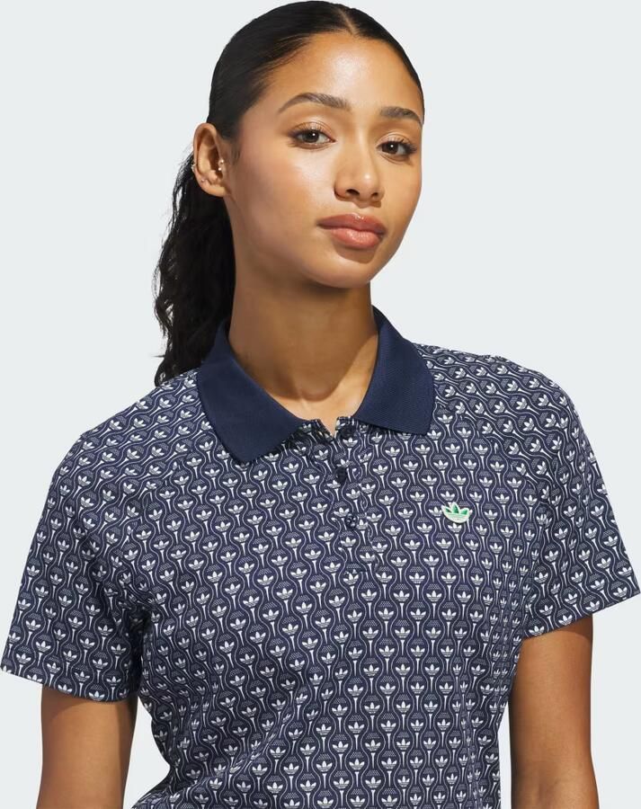 Adidas Originals All Over Trefoil Poloshirt - Foto 4