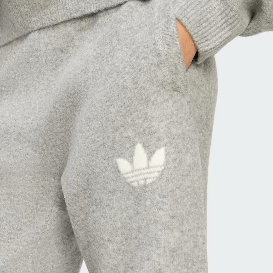 Adidas Originals Trefoil Knit Joggers Grijs- Dames Grijs - Foto 3