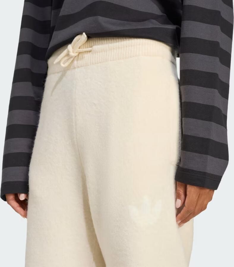 Adidas Originals Trefoil Knit Joggers Wit- Dames Wit - Foto 4