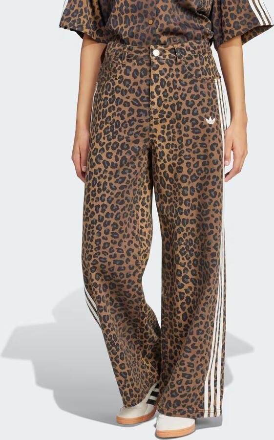 Adidas Originals Leopard Print Denim Jeans Veelkleurig- Dames Veelkleurig - Foto 6