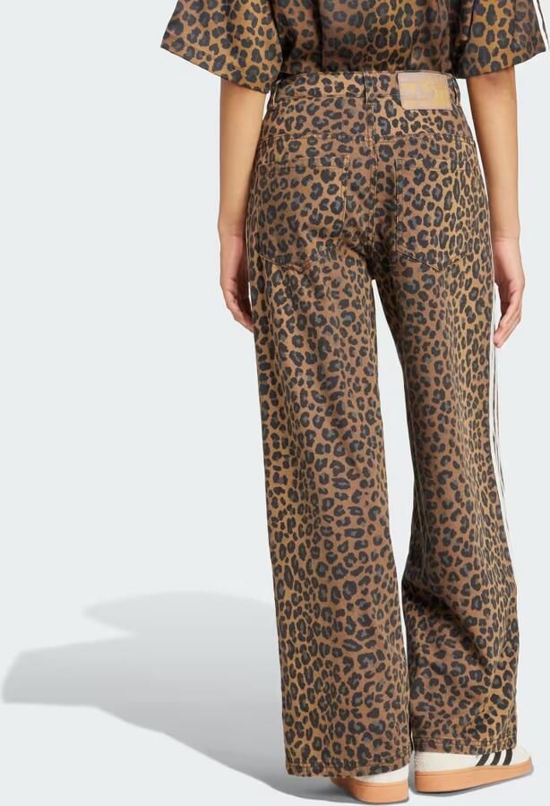 Adidas Originals Leopard Print Denim Jeans Veelkleurig- Dames Veelkleurig - Foto 3