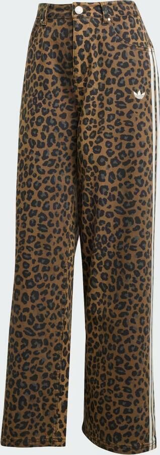 Adidas Originals Leopard Print Denim Jeans Veelkleurig- Dames Veelkleurig - Foto 5