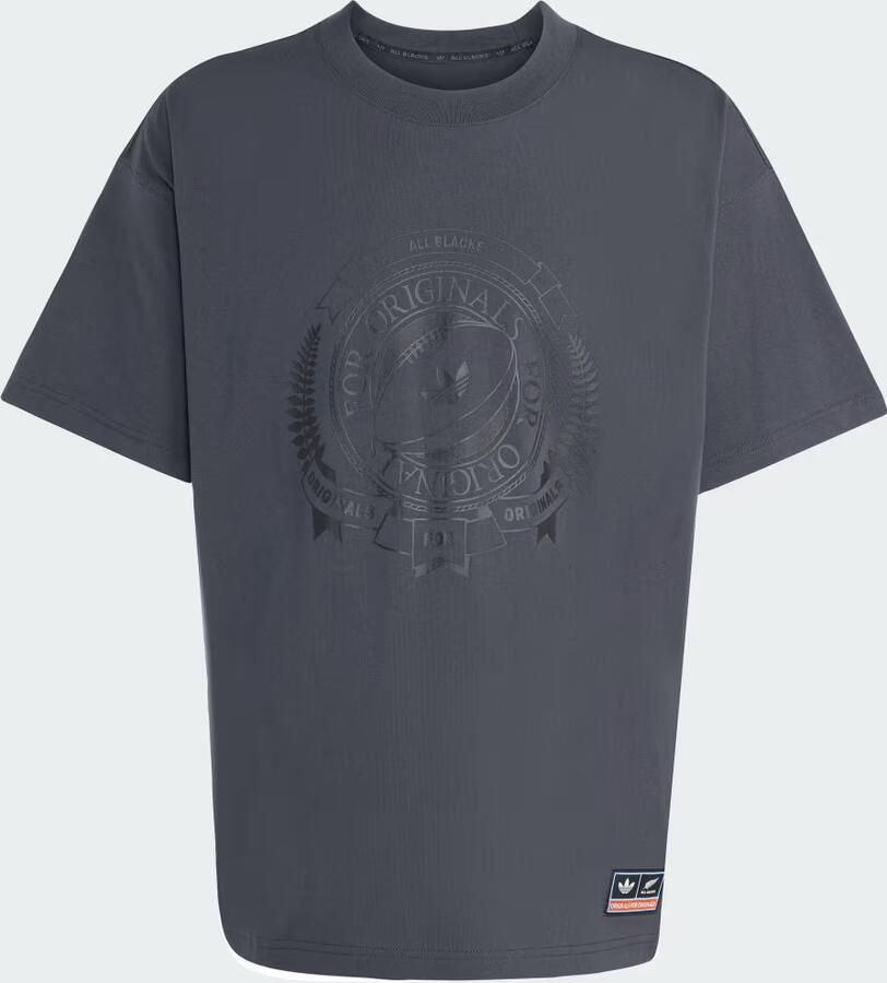 Adidas ORIGINALS & ALL BLACKS LOOSE-FIT GRAPHIC SS T-SHIRT - Foto 3
