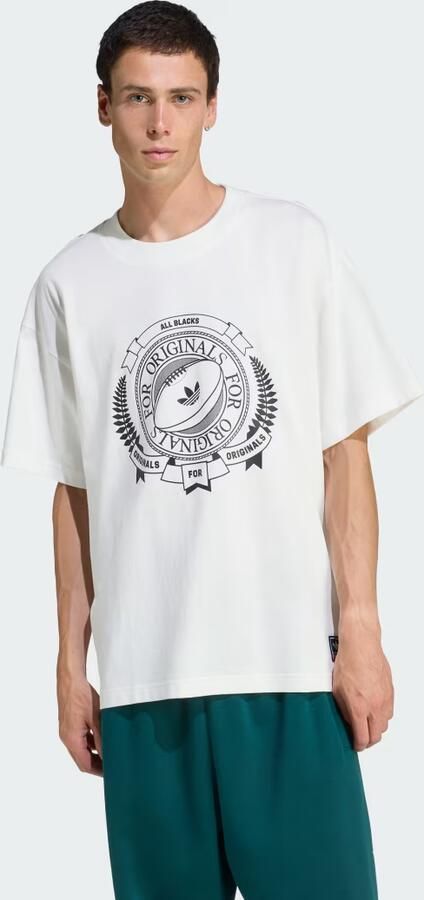Adidas ORIGINALS & ALL BLACKS LOOSE-FIT GRAPHIC SS T-SHIRT