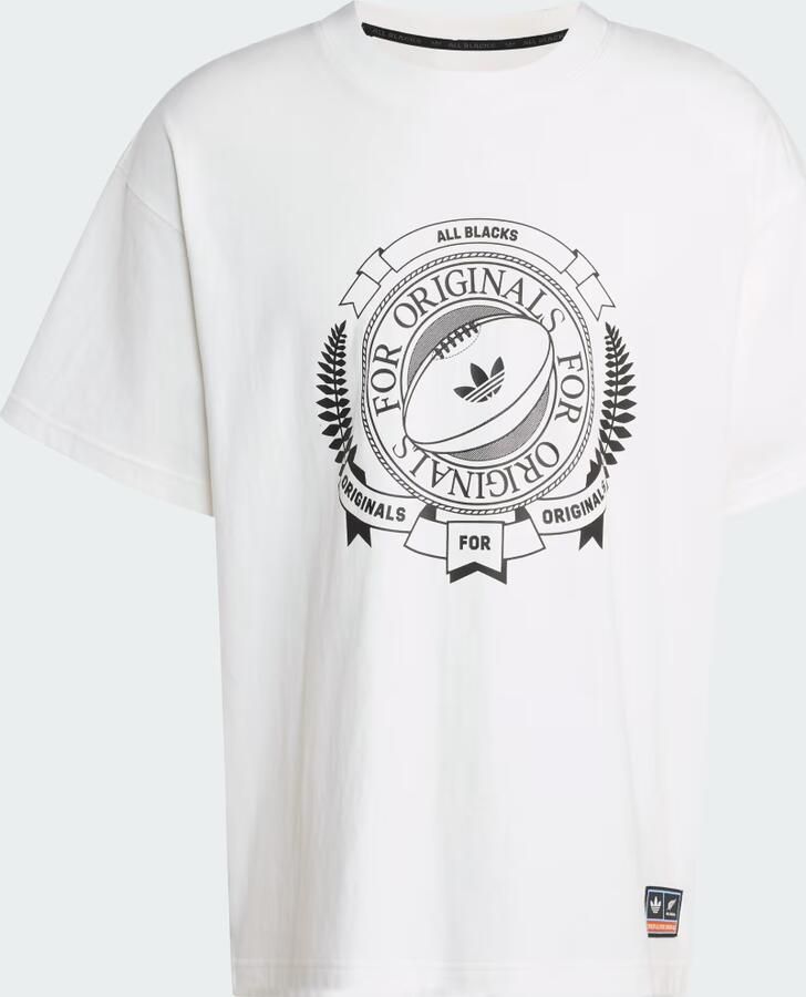 Adidas ORIGINALS & ALL BLACKS LOOSE-FIT GRAPHIC SS T-SHIRT - Foto 4