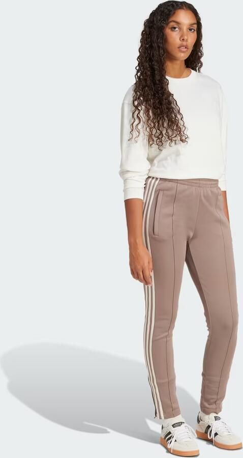 Adidas Originals Trefoil Longsleeve met Backprint Women Longsleeves wit Maat XS Kleding - Foto 4