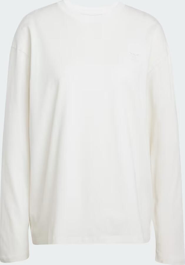 Adidas Originals Trefoil Longsleeve met Backprint Women Longsleeves wit Maat XS Kleding - Foto 3