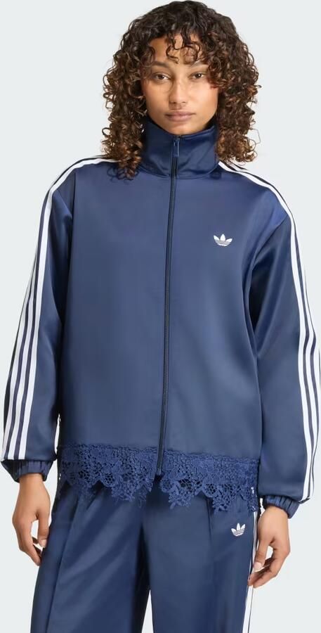 Adidas ORIGINALS LOOSE-FIT SATIN LACE FIREBIRD SPORTJACK