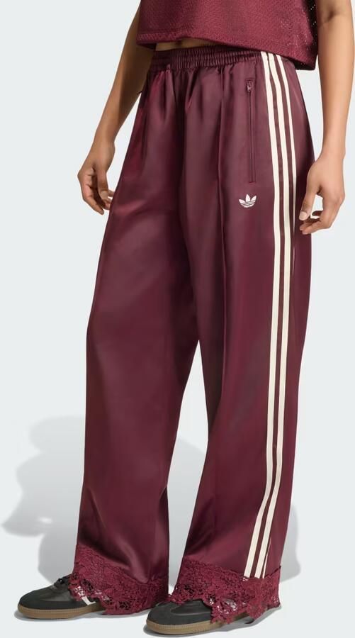 Adidas ORIGINALS LOOSE-FIT SATIN LACE FIREBIRD TRAININGSBROEK