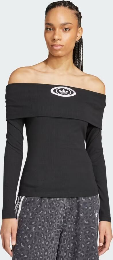 Adidas Originals Off Shoulder Top