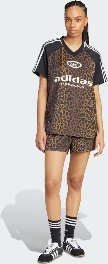 Adidas Originals Satin Football Jersey women Trainingspakken bruin Maat L Kleding - Foto 9