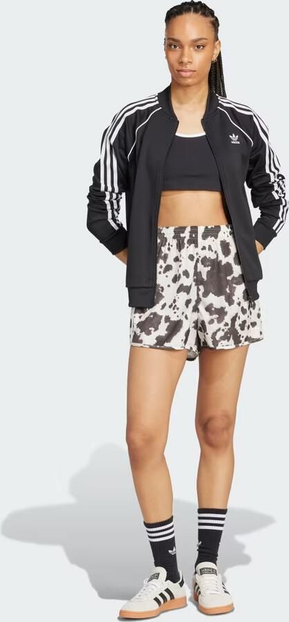 Adidas Originals Cow Print Satin Shorts Veelkleurig- Dames Veelkleurig - Foto 5