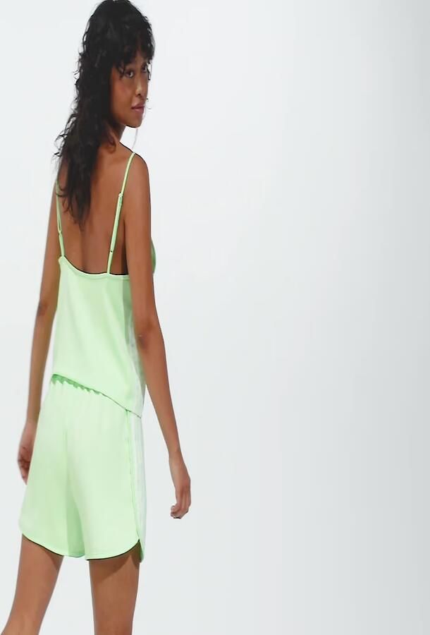 Adidas Originals Groene Satin Sprint Shorts Green Dames - Foto 6