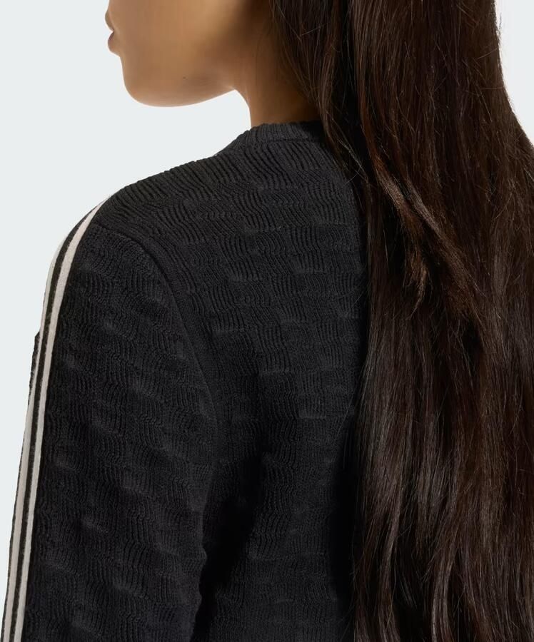 Adidas ORIGINALS SLIM-FIT SOLID SPIKE KNIT SWEATSHIRT - Foto 3