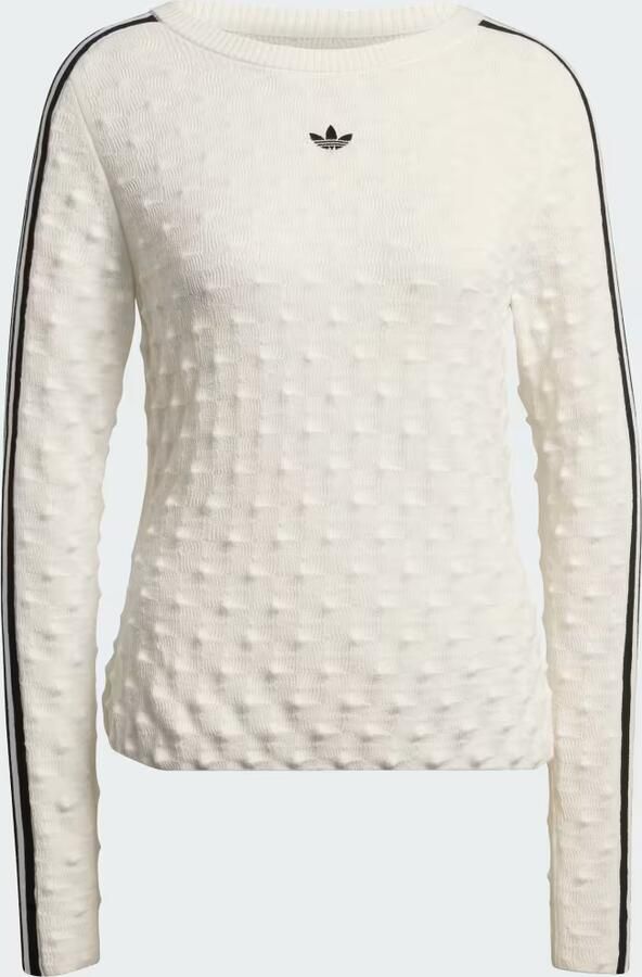 Adidas ORIGINALS SLIM-FIT SOLID SPIKE KNIT SWEATSHIRT - Foto 4
