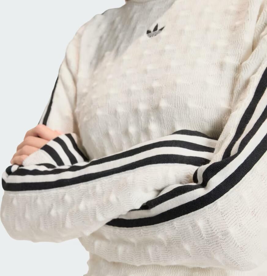 Adidas ORIGINALS SLIM-FIT SOLID SPIKE KNIT SWEATSHIRT - Foto 2