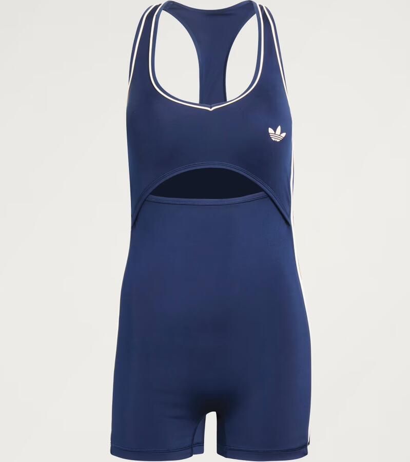 Adidas Training Slim Fit sport-jumpsuit met contrasterende strepen - Foto 5