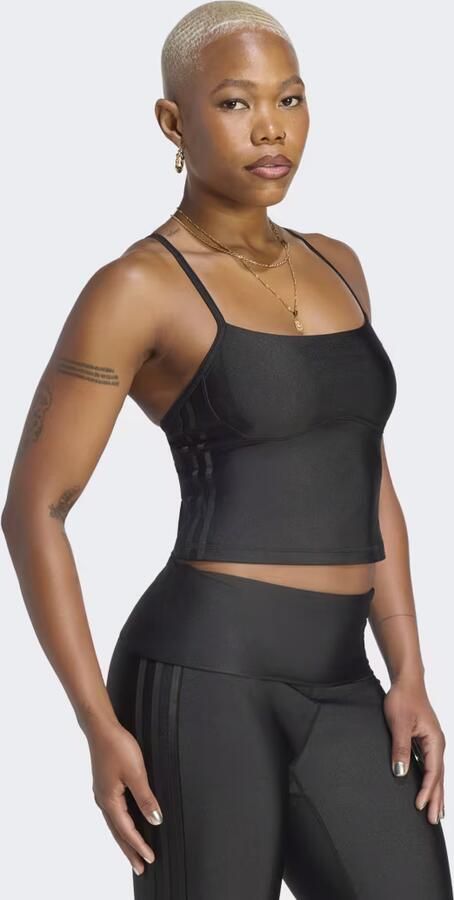 Adidas Training skinny fit sport-top met logodetail - Foto 2