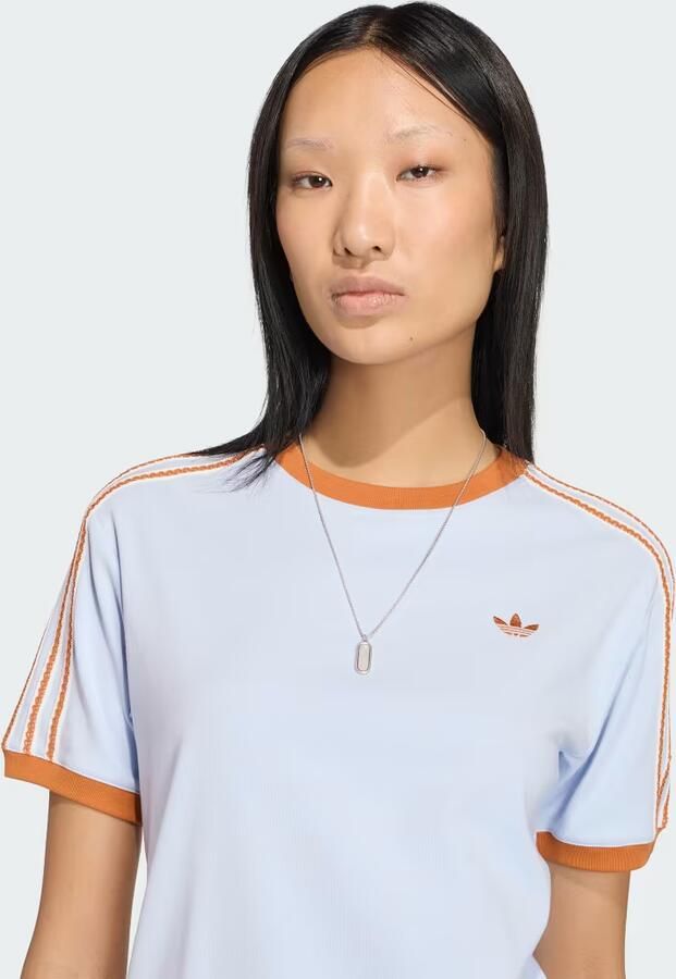 Adidas ORIGINALS SUMMER GLOW ADVANCED THREE STRIPES T-SHIRT - Foto 3