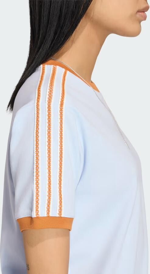 Adidas ORIGINALS SUMMER GLOW ADVANCED THREE STRIPES T-SHIRT - Foto 4