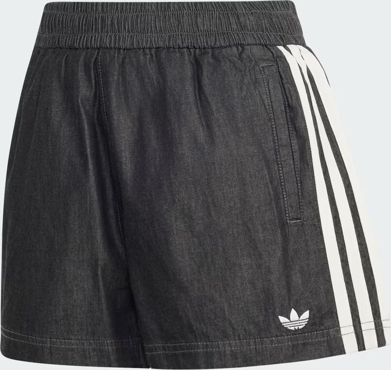 Adidas Originals Denim Shorts Zwart- Dames Zwart - Foto 4