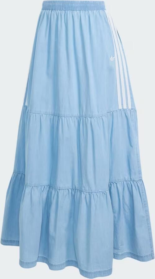 Adidas Originals regular fit maxi-rok van puur katoen - Foto 6