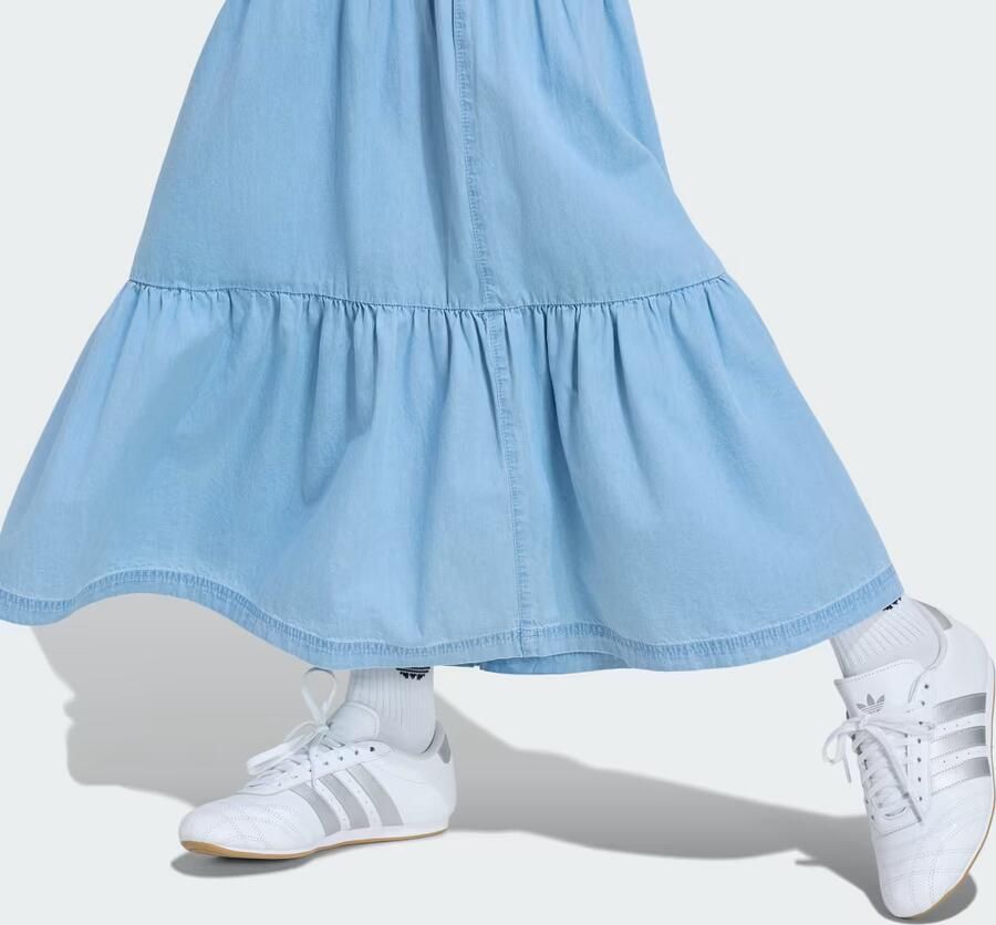 Adidas Originals regular fit maxi-rok van puur katoen - Foto 2