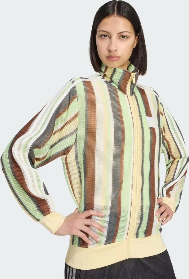 Adidas Originals Crochet Football Track Top Geel- Dames Geel - Foto 5