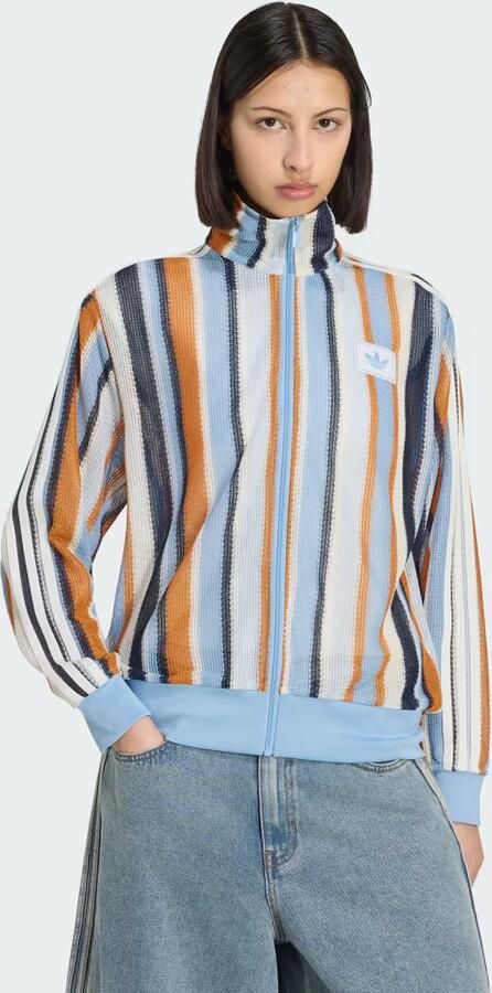 Adidas Originals Crochet Football Track Top Blauw- Dames Blauw - Foto 2