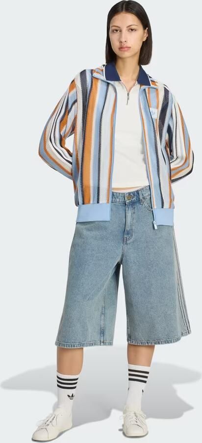 Adidas Originals Crochet Football Track Top Blauw- Dames Blauw - Foto 6