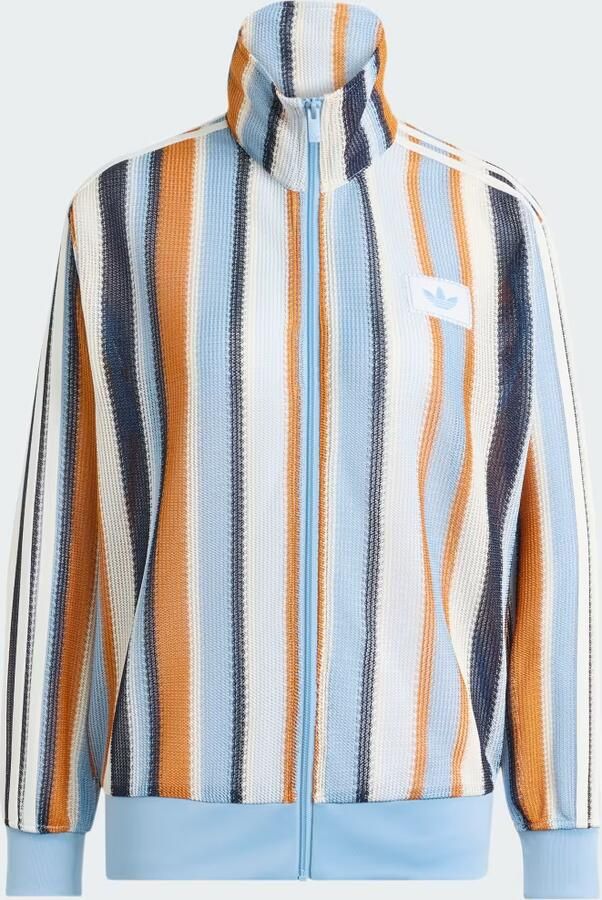 Adidas Originals Crochet Football Track Top Blauw- Dames Blauw - Foto 4
