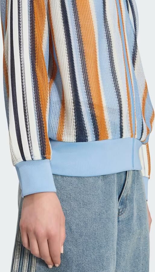 Adidas Originals Crochet Football Track Top Blauw- Dames Blauw - Foto 5