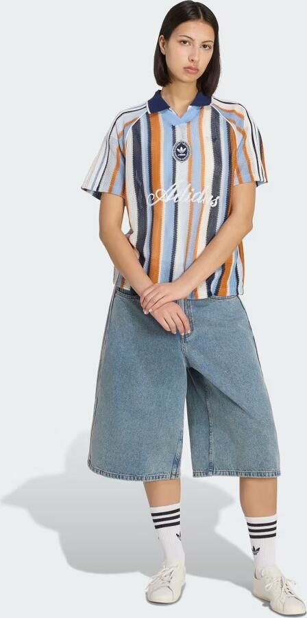 Adidas ORIGINALS SUMMER GLOW KNITTED OVERSIZED SPORTSHIRT - Foto 6
