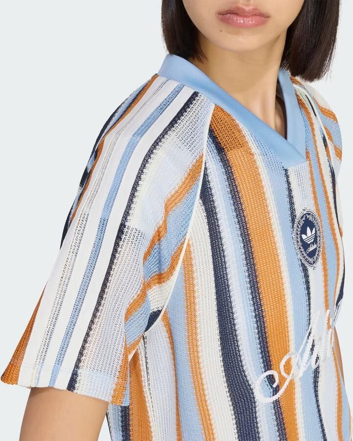 Adidas ORIGINALS SUMMER GLOW KNITTED OVERSIZED SPORTSHIRT - Foto 5