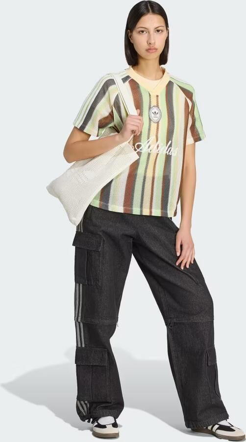 Adidas ORIGINALS SUMMER GLOW KNITTED OVERSIZED SPORTSHIRT - Foto 5
