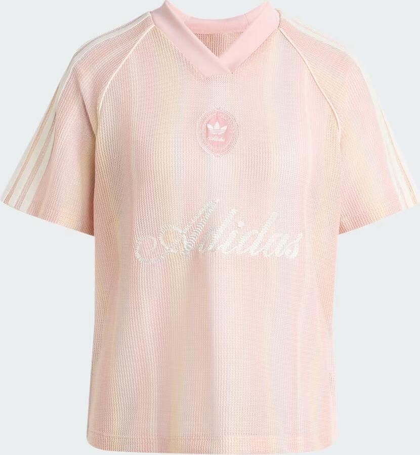 Adidas ORIGINALS SUMMER GLOW KNITTED OVERSIZED SPORTSHIRT - Foto 4