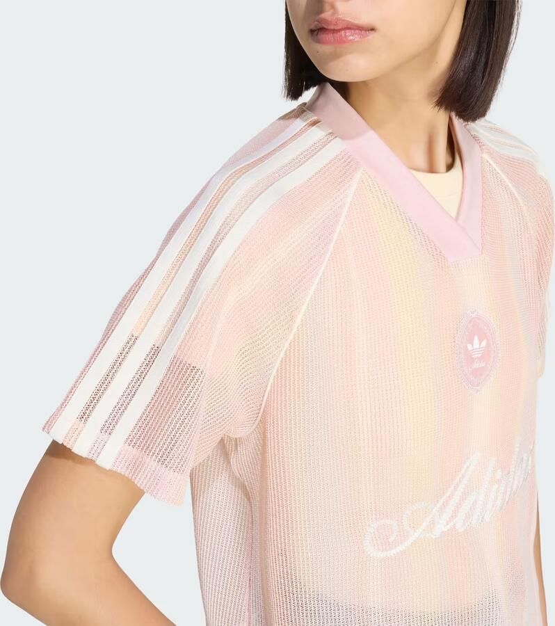 Adidas ORIGINALS SUMMER GLOW KNITTED OVERSIZED SPORTSHIRT - Foto 5