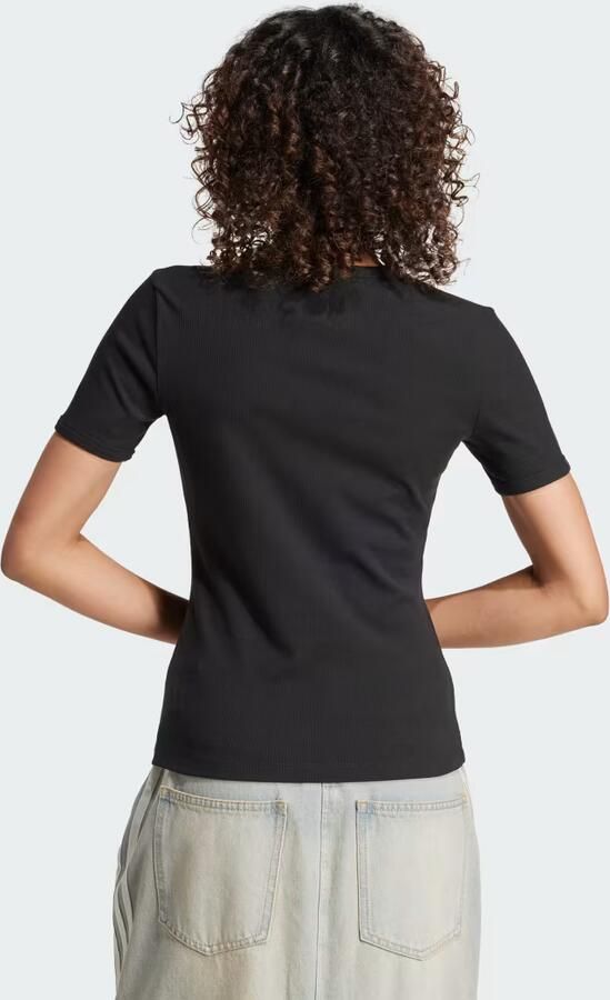 Adidas Originals Campus Cut Out T-Shirt Zwart- Dames Zwart - Foto 4